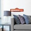 YouTheFan NFL 3D Street Sign, precision-crafted, ready-to-hang wall art, officially licensed and stylish addition for the ultimate team fan(Cincinnati Bengals)