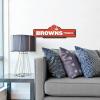 YouTheFan NFL 3D Street Sign, precision-crafted, ready-to-hang wall art, officially licensed and stylish addition for the ultimate team fan(Cleveland Browns)