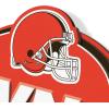 YouTheFan NFL 3D Street Sign, precision-crafted, ready-to-hang wall art, officially licensed and stylish addition for the ultimate team fan(Cleveland Browns)