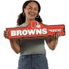 YouTheFan NFL 3D Street Sign, precision-crafted, ready-to-hang wall art, officially licensed and stylish addition for the ultimate team fan(Cleveland Browns)