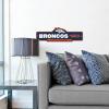 YouTheFan NFL 3D Street Sign, precision-crafted, ready-to-hang wall art, officially licensed and stylish addition for the ultimate team fan(Denver Broncos)