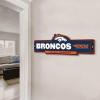 YouTheFan NFL 3D Street Sign, precision-crafted, ready-to-hang wall art, officially licensed and stylish addition for the ultimate team fan(Denver Broncos)