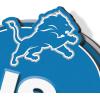 YouTheFan NFL 3D Street Sign, precision-crafted, ready-to-hang wall art, officially licensed and stylish addition for the ultimate team fan(Detroit Lions)