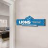 YouTheFan NFL 3D Street Sign, precision-crafted, ready-to-hang wall art, officially licensed and stylish addition for the ultimate team fan(Detroit Lions)