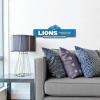 YouTheFan NFL 3D Street Sign, precision-crafted, ready-to-hang wall art, officially licensed and stylish addition for the ultimate team fan(Detroit Lions)