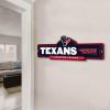 YouTheFan NFL 3D Street Sign, precision-crafted, ready-to-hang wall art, officially licensed and stylish addition for the ultimate team fan(Houston Texans)