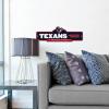 YouTheFan NFL 3D Street Sign, precision-crafted, ready-to-hang wall art, officially licensed and stylish addition for the ultimate team fan(Houston Texans)