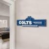 YouTheFan NFL 3D Street Sign, precision-crafted, ready-to-hang wall art, officially licensed and stylish addition for the ultimate team fan(Indianapolis Colts)