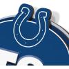 YouTheFan NFL 3D Street Sign, precision-crafted, ready-to-hang wall art, officially licensed and stylish addition for the ultimate team fan(Indianapolis Colts)