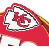 YouTheFan NFL 3D Street Sign, precision-crafted, ready-to-hang wall art, officially licensed and stylish addition for the ultimate team fan(Kansas City Chiefs)