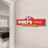 YouTheFan NFL 3D Street Sign, precision-crafted, ready-to-hang wall art, officially licensed and stylish addition for the ultimate team fan(Kansas City Chiefs)
