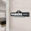 YouTheFan NFL 3D Street Sign, precision-crafted, ready-to-hang wall art, officially licensed and stylish addition for the ultimate team fan(Las Vegas Raiders)