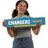 YouTheFan NFL 3D Street Sign, precision-crafted, ready-to-hang wall art, officially licensed and stylish addition for the ultimate team fan(Los Angeles Chargers)