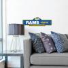 YouTheFan NFL 3D Street Sign, precision-crafted, ready-to-hang wall art, officially licensed and stylish addition for the ultimate team fan(Los Angeles Rams)