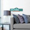 YouTheFan NFL 3D Street Sign, precision-crafted, ready-to-hang wall art, officially licensed and stylish addition for the ultimate team fan(Miami Dolphins)