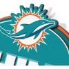 YouTheFan NFL 3D Street Sign, precision-crafted, ready-to-hang wall art, officially licensed and stylish addition for the ultimate team fan(Miami Dolphins)