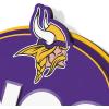 YouTheFan NFL 3D Street Sign, precision-crafted, ready-to-hang wall art, officially licensed and stylish addition for the ultimate team fan(Minnesota Vikings)