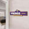 YouTheFan NFL 3D Street Sign, precision-crafted, ready-to-hang wall art, officially licensed and stylish addition for the ultimate team fan(Minnesota Vikings)