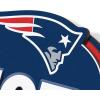 YouTheFan NFL 3D Street Sign, precision-crafted, ready-to-hang wall art, officially licensed and stylish addition for the ultimate team fan(New England Patriots)