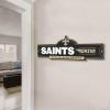 YouTheFan NFL 3D Street Sign, precision-crafted, ready-to-hang wall art, officially licensed and stylish addition for the ultimate team fan(New Orleans Saints)