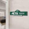 YouTheFan NFL 3D Street Sign, precision-crafted, ready-to-hang wall art, officially licensed and stylish addition for the ultimate team fan(New York Jets)