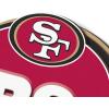 YouTheFan NFL 3D Street Sign, precision-crafted, ready-to-hang wall art, officially licensed and stylish addition for the ultimate team fan(San Francisco 49ers)