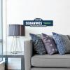 YouTheFan NFL 3D Street Sign, precision-crafted, ready-to-hang wall art, officially licensed and stylish addition for the ultimate team fan(Seattle Seahawks)