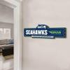YouTheFan NFL 3D Street Sign, precision-crafted, ready-to-hang wall art, officially licensed and stylish addition for the ultimate team fan(Seattle Seahawks)