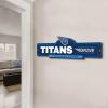 YouTheFan NFL 3D Street Sign, precision-crafted, ready-to-hang wall art, officially licensed and stylish addition for the ultimate team fan(Tennessee Titans)