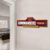 YouTheFan NFL 3D Street Sign, precision-crafted, ready-to-hang wall art, officially licensed and stylish addition for the ultimate team fan(Washington Commanders)