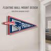 YouTheFan NFL 3D Wall Pennant, precision-crafted, unique shape made of multiple layers, ready-to-hang, officially licensed and stylish addition for ultimate team fan(New England Patriots)