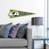 YouTheFan NFL 3D Wall Pennant, precision-crafted, unique shape made of multiple layers, ready-to-hang, officially licensed and stylish addition for ultimate team fan(Los Angeles Rams)