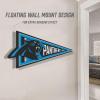 YouTheFan NFL 3D Wall Pennant, precision-crafted, unique shape made of multiple layers, ready-to-hang, officially licensed and stylish addition for ultimate team fan(Carolina Panthers)