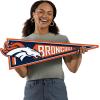 YouTheFan NFL 3D Wall Pennant, precision-crafted, unique shape made of multiple layers, ready-to-hang, officially licensed and stylish addition for ultimate team fan(Denver Broncos)