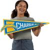YouTheFan NFL 3D Wall Pennant, precision-crafted, unique shape made of multiple layers, ready-to-hang, officially licensed and stylish addition for ultimate team fan(Los Angeles Chargers)