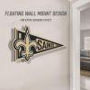 YouTheFan NFL 3D Wall Pennant, precision-crafted, unique shape made of multiple layers, ready-to-hang, officially licensed and stylish addition for ultimate team fan(New Orleans Saints)