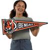 YouTheFan NFL 3D Wall Pennant, precision-crafted, unique shape made of multiple layers, ready-to-hang, officially licensed and stylish addition for ultimate team fan(Cincinnati Bengals)
