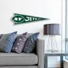 YouTheFan NFL 3D Wall Pennant, precision-crafted, unique shape made of multiple layers, ready-to-hang, officially licensed and stylish addition for ultimate team fan(New York Jets)