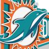 YouTheFan NFL 3D Wall Pennant, precision-crafted, unique shape made of multiple layers, ready-to-hang, officially licensed and stylish addition for ultimate team fan(Miami Dolphins)