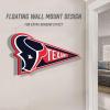 YouTheFan NFL 3D Wall Pennant, precision-crafted, unique shape made of multiple layers, ready-to-hang, officially licensed and stylish addition for ultimate team fan(Houston Texans)