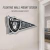 YouTheFan NFL 3D Wall Pennant, precision-crafted, unique shape made of multiple layers, ready-to-hang, officially licensed and stylish addition for ultimate team fan(Las Vegas Raiders)