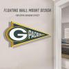 YouTheFan NFL 3D Wall Pennant, precision-crafted, unique shape made of multiple layers, ready-to-hang, officially licensed and stylish addition for ultimate team fan(Green Bay Packers)