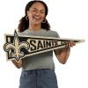 YouTheFan NFL 3D Wall Pennant, precision-crafted, unique shape made of multiple layers, ready-to-hang, officially licensed and stylish addition for ultimate team fan(New Orleans Saints)