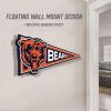 YouTheFan NFL 3D Wall Pennant, precision-crafted, unique shape made of multiple layers, ready-to-hang, officially licensed and stylish addition for ultimate team fan(Chicago Bears)
