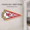 YouTheFan NFL 3D Wall Pennant, precision-crafted, unique shape made of multiple layers, ready-to-hang, officially licensed and stylish addition for ultimate team fan(Kansas City Chiefs)