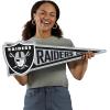 YouTheFan NFL 3D Wall Pennant, precision-crafted, unique shape made of multiple layers, ready-to-hang, officially licensed and stylish addition for ultimate team fan(Las Vegas Raiders)