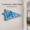 YouTheFan NFL 3D Wall Pennant, precision-crafted, unique shape made of multiple layers, ready-to-hang, officially licensed and stylish addition for ultimate team fan(Detroit Lions)
