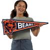 YouTheFan NFL 3D Wall Pennant, precision-crafted, unique shape made of multiple layers, ready-to-hang, officially licensed and stylish addition for ultimate team fan(Chicago Bears)