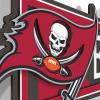 YouTheFan NFL 3D Wall Pennant, precision-crafted, unique shape made of multiple layers, ready-to-hang, officially licensed and stylish addition for ultimate team fan(Tampa Bay Buccaneers)