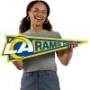 YouTheFan NFL 3D Wall Pennant, precision-crafted, unique shape made of multiple layers, ready-to-hang, officially licensed and stylish addition for ultimate team fan(Los Angeles Rams)